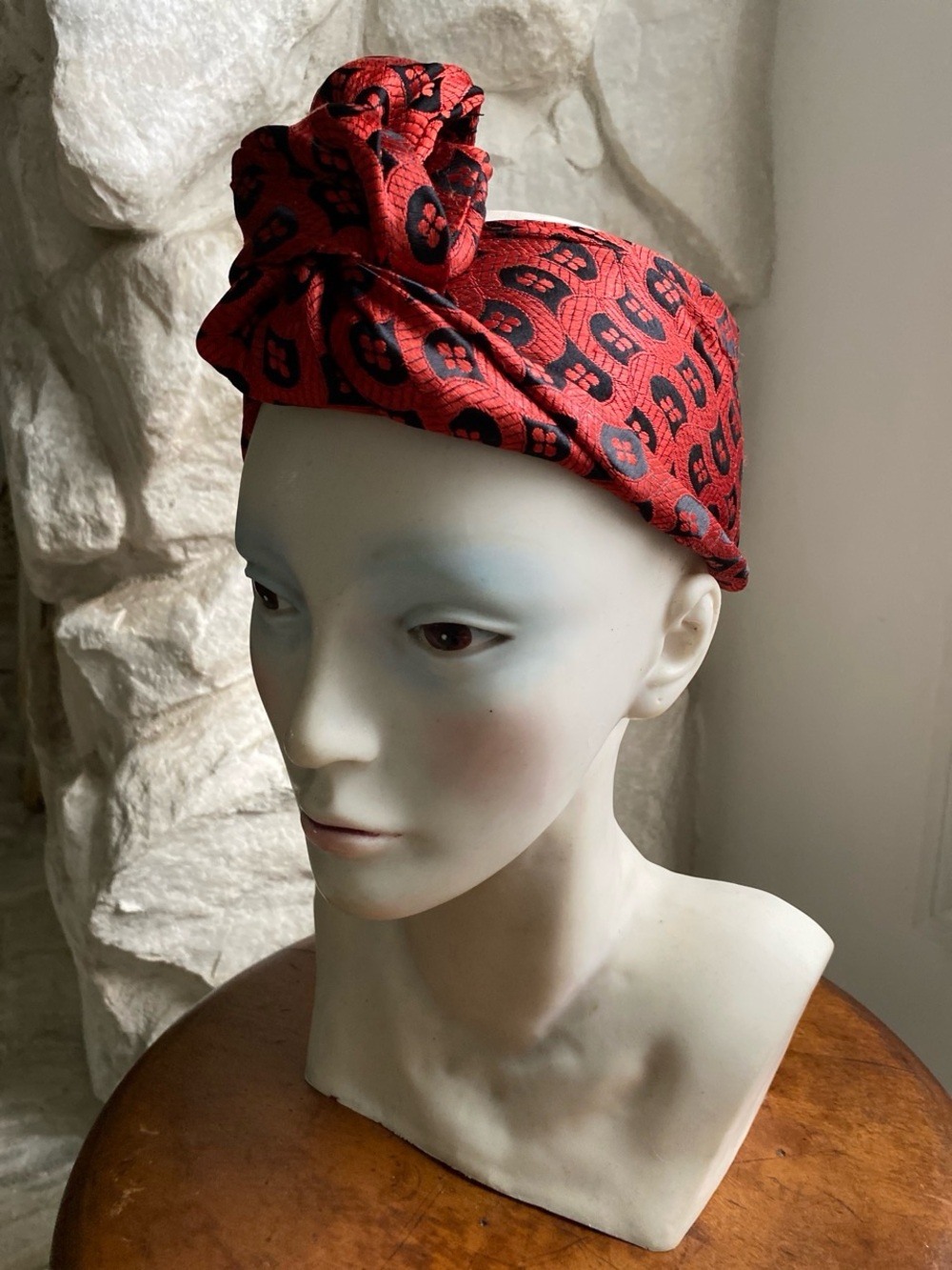 Cult Gaia Vintage Style Gothic~ Renaissance~ Folk Head Wrap Turban 🖤